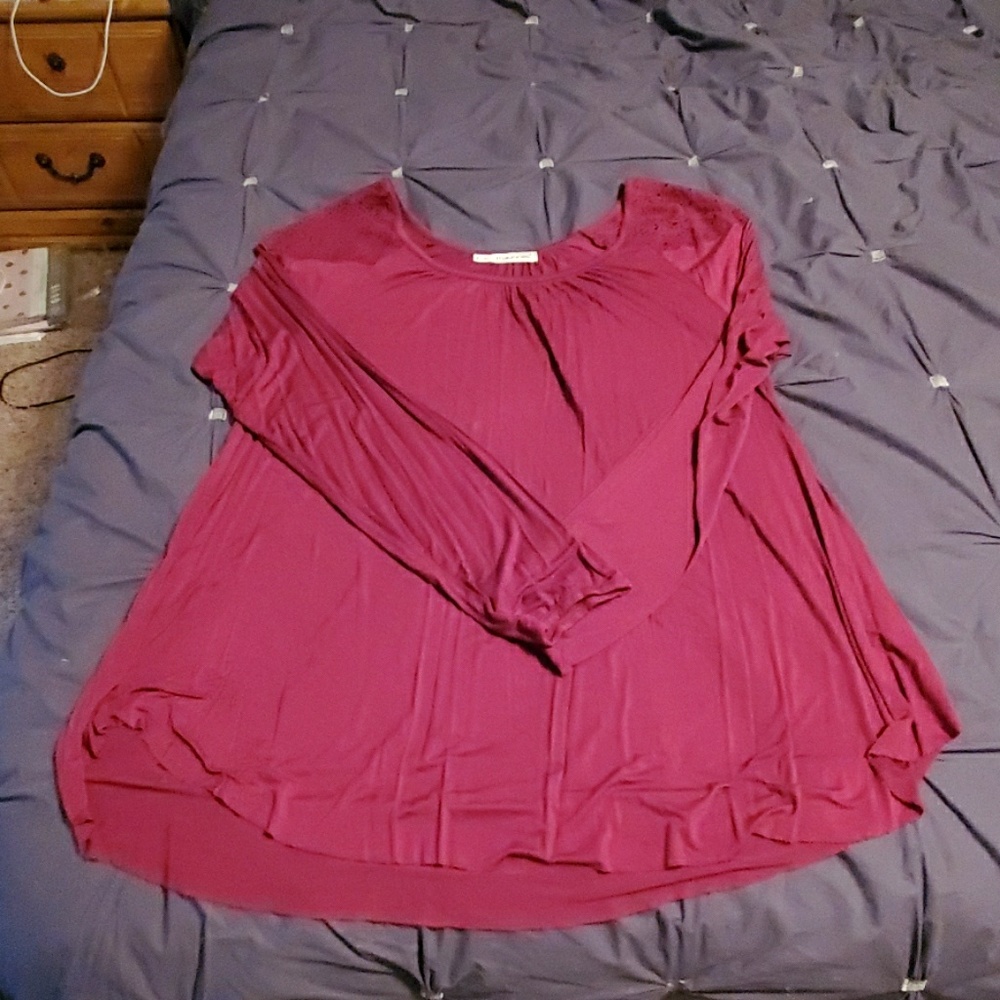 Maurices red shirt, Size 2